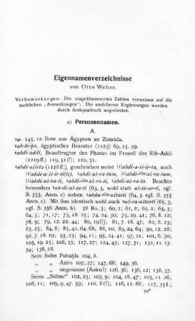 a) Personennamen