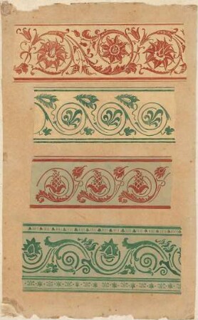 Zocher, Ernst; Architektur- Ornament- und Figurenstudien - Ornamente (Details)