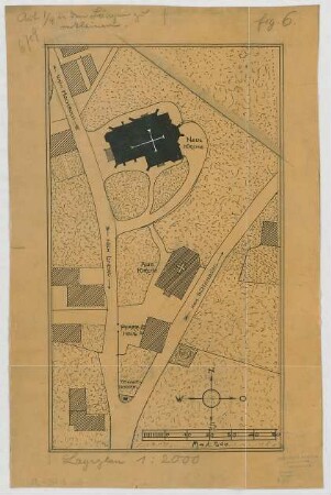 Thiersch, Friedrich von; Lindau / Bodensee - Aeschach; Ev. Kirche - Lageplan