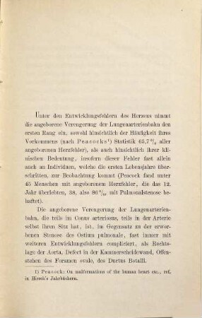Über angeborene Pulmonalstenose : Inaug.-Diss.