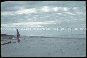 Frauen am Ostseestrand