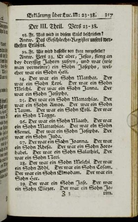 Der III. Theil. Vers 23-38.