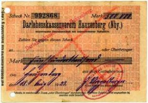 Geldschein / Notgeld, 500.000 Mark, 18.8.1923