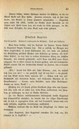 Fünftes Kapitel. Das Traumbild. Fermino's verhängnisvolle Geschenke. Trost und Hoffnung