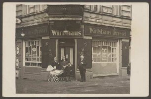 Ansichtskarte "Wirtshaus Dressel", Graefestraße 83
