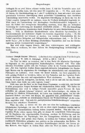 58-59, Joseph Geyser. Lehrbuch der allgemeinen Psychologie. 1908