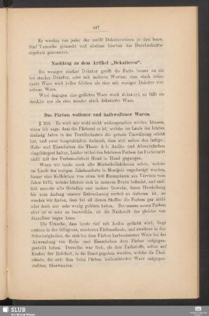 Das Färben wollener und halbwollener Waren