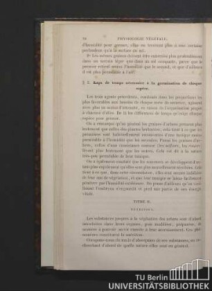 Titre II. Nutrition.