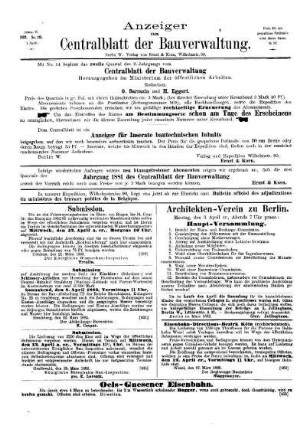 Anzeiger zum Zentralblatt der Bauverwaltung, No. 13