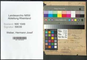Entnazifizierung Hermann Josef Weber , geb. 17.10.1893 (Gaertner)