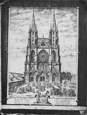 T. 11: Ansicht der Westfassade von Saint-Nicaise zu Reims, Folio fol. 1