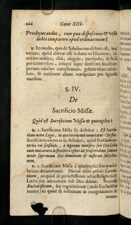 466-476, Quid est Sacrificium Missae & quotuplex? ...