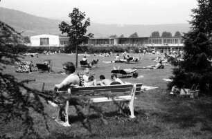 Bad Dürkheim: Liegewiese des Strandbades