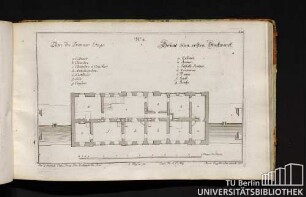 No. 4. Plan du Premier Etage. Grund zum ersten Stockwerck.