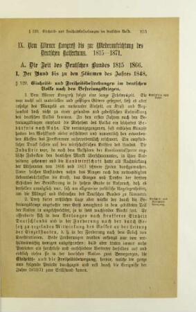 A. Die Zeit des Deutschen Bundes 1815-1866