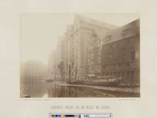 Lauenburg's Speicher von den Mühren aus gesehen