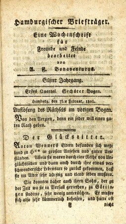 Sechster Bogen