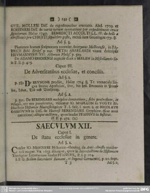 Saeculum XII.