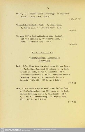 Musikalien