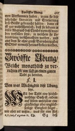 467-522, Zwölffte Übung