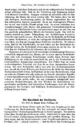 237-263, Die Raschheit der Strafjustiz