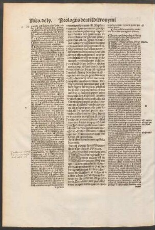 Incipit prologus sancti Hieronymi in Eçechielem prophetam.