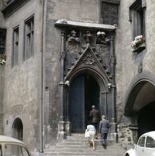 Regensburg. Altes Rathaus, Portal