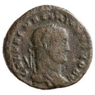 Münze, Follis, 296 - 297 n. Chr.