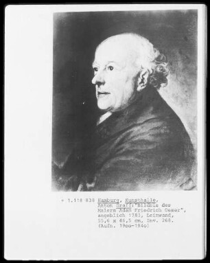 Bildnis des Malers Adam Friedrich Oeser