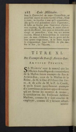 Titre XI.