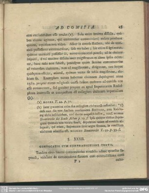§. XXXII. Convocatio Cum Contradictione Tertii