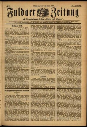 Ausgabe vom Mittwoch, den 09. Januar 1895.