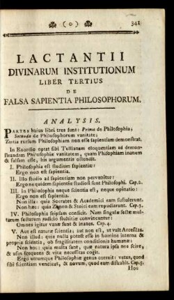Liber Tertius De Falsa Sapientia Philosophorum