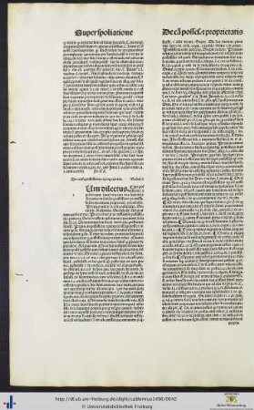 De causa possessionis et proprietatis