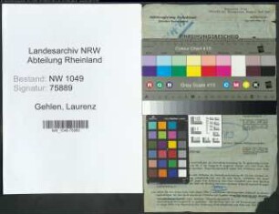 Entnazifizierung Laurenz Gehlen , geb. 00.00.0000 (Handelslehrer)