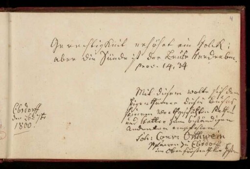 Eintrag (Ebsdorf, 26.07.1800)