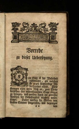 Vorrede zu dieser Uebersetzung.