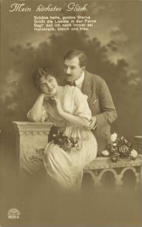 Mein höchstes Glück. - Schöne, helle goldne Sterne [...]