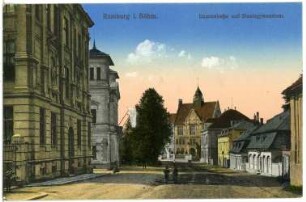 Rumburg. Dammstraße und Staatsgymnasium