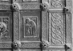 Bronzetür mit Heiligen und der Passion Christi: Elias