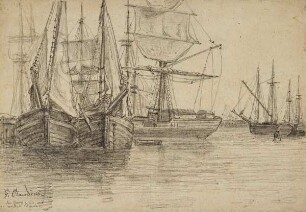 Segelschiffe im Hafen