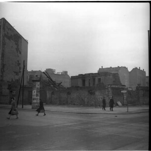 Negativ: Gelände, Nürnberger Straße 49, 1953