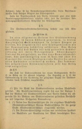 § 8-10. Stadtverordnetenversammlung