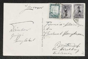 Brief von Theodor Däubler an Gerhart Hauptmann