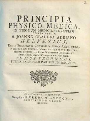 Principia physico-medica. 2