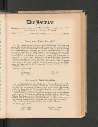 Grußwort des Kreises Eckernförde.