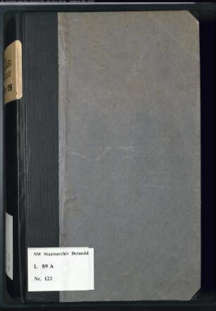 Gogerichtsregister Vogtei Hohenhausen