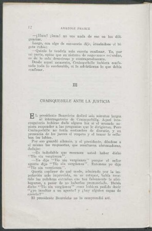 III Crainquebille ante la justicia