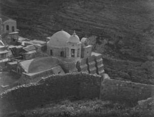 Griechisch-orthodoxes Kloster Mar Saba unweit Betlehem : Palästina. Griechisch-orthodoxes Kloster Mar Saba unweit Betlehem
