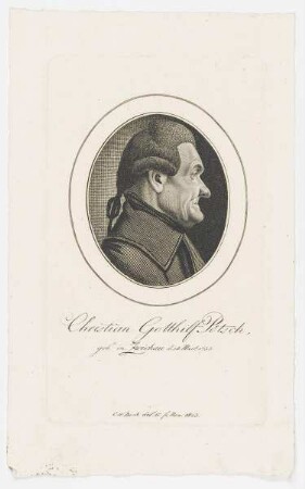 Bildnis des Christian Gothilf Poetsch